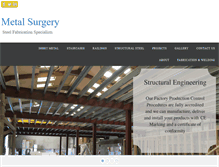 Tablet Screenshot of metal-surgery.com
